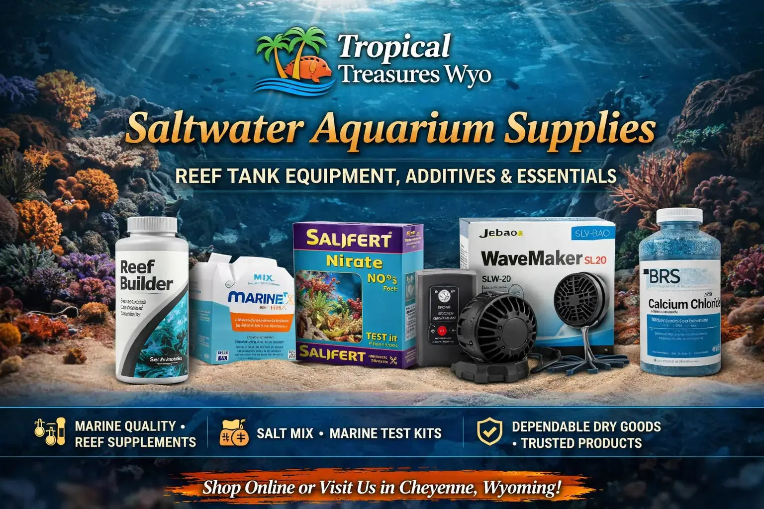 Saltwater Aquarium Supplies – Reef Tank Equipment & More | TTW