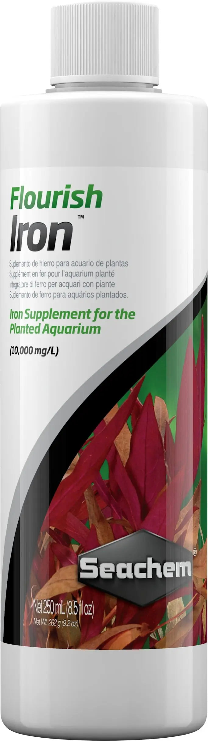 Seachem Flourish Iron 250 mL bottle – iron supplement for freshwater planted aquariums