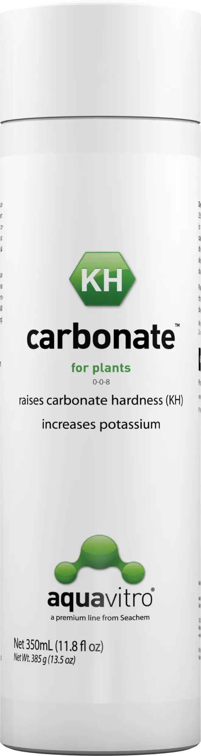 Aquavitro Carbonate 350mL freshwater KH buffer for aquarium pH stability