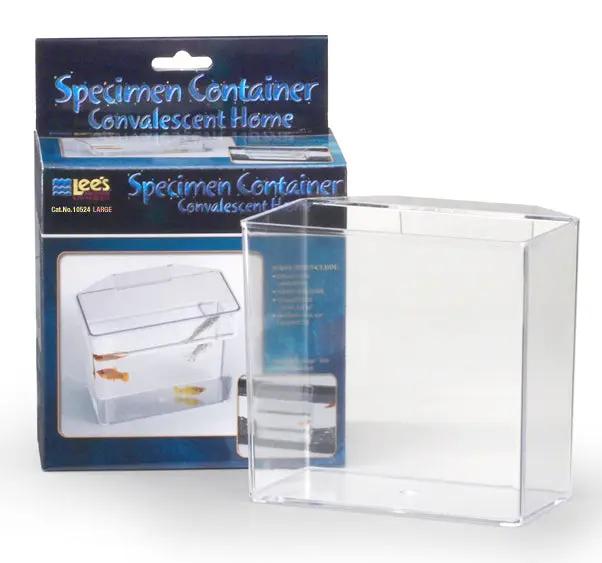 Lee’s Convalescent Home / Specimen Container – Large clear acrylic hanging box for isolating or acclimating aquarium fish