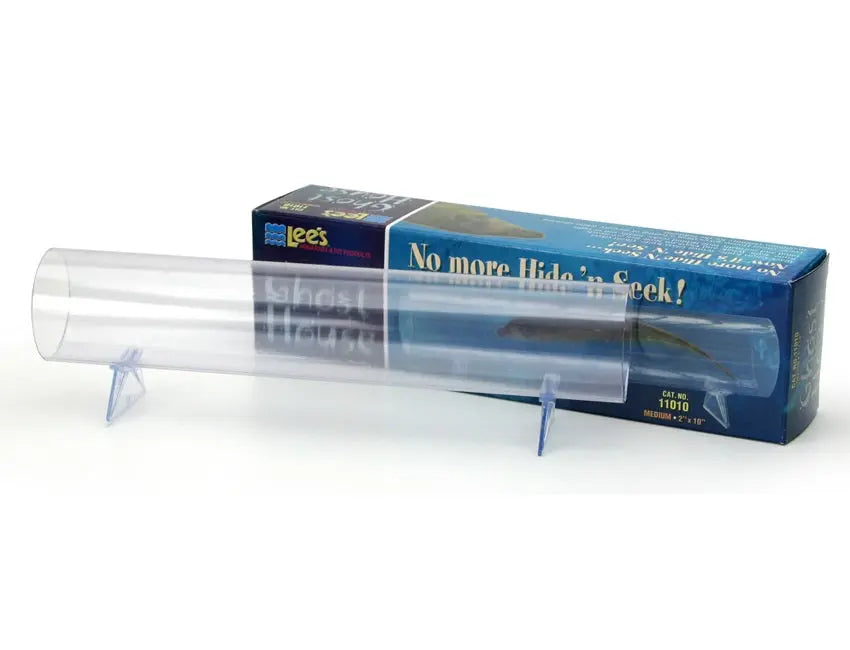 Lee’s Aquarium Ghost House fish tank decoration and hideout for freshwater aquariums and community fish tanks