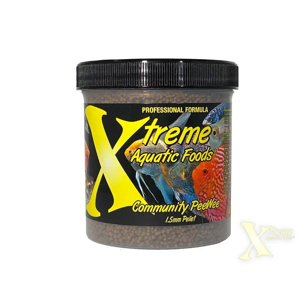 Xtreme Community PeeWee 10 oz small pellet fish food for tropical community fish