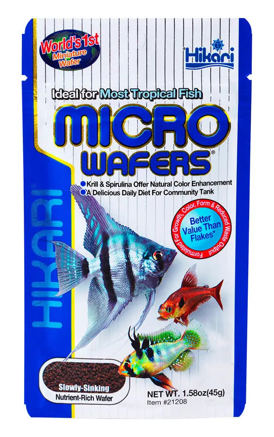 Hikari Micro Wafers 1.58 oz premium food for small tropical fish