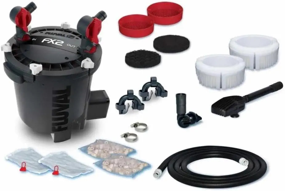 Fluval FX2 High Performance Canister Filter – compact FX-series filter for aquariums up to 175 gallons