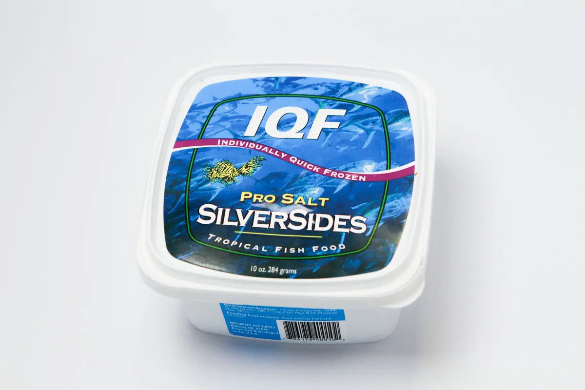 Pro Salt IQF Silversides 10oz frozen aquarium food