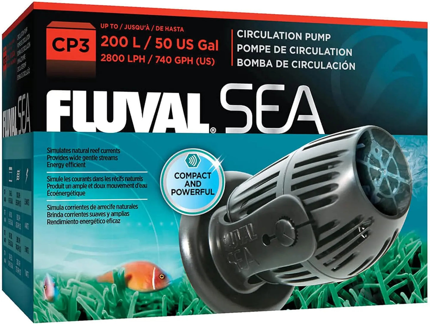 Fluval CP3 circulation pump internal aquarium powerhead providing water movement and oxygenation