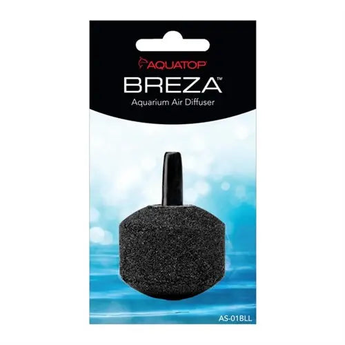 Aquatop 1-inch ball airstone – compact round porous stone for aquarium aeration and oxygenation.