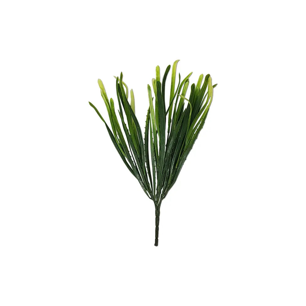14-inch Rainbow Brass Mix Bush artificial aquarium plant – colorful fish-safe decor providing background height, safe cover, and vibrant aquascape contrast.