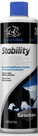 Seachem Stability 325 mL bonus size beneficial bacteria supplement for freshwater and saltwater aquariums