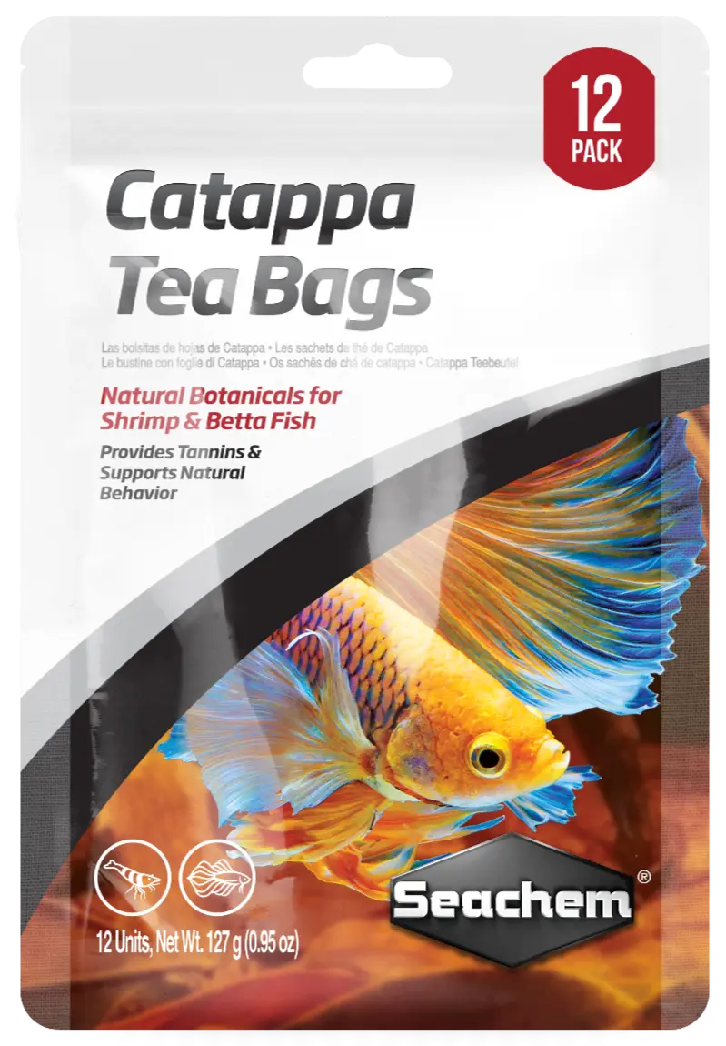 Catappa tea bags aquarium blackwater
