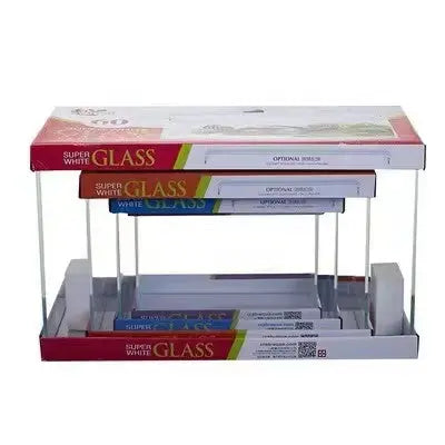 Crab Aqua Super White Glass Aquarium rimless low iron aquarium tank for aquascaping