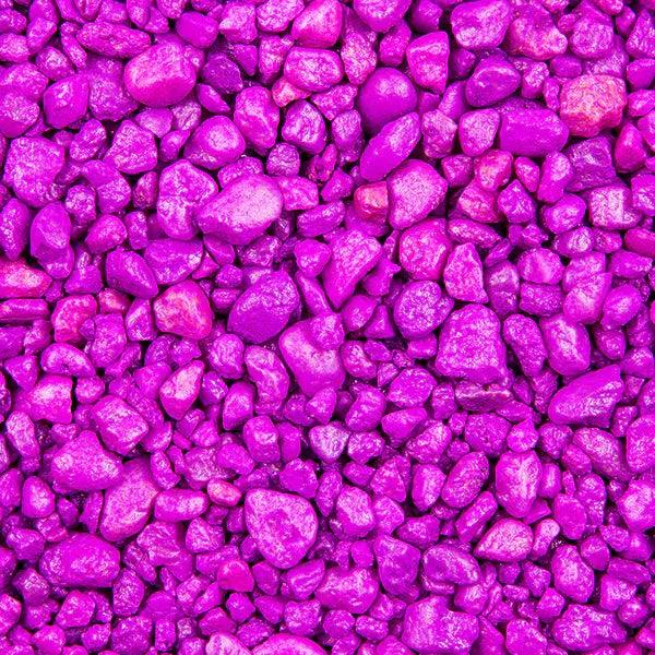 Estes Permaglo Lavender Aquarium Gravel decorative lavender-purple substrate for freshwater aquariums, betta tanks, and colorful fish displays