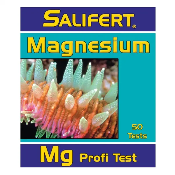 Salifert Magnesium Test Kit for reef and saltwater aquariums providing accurate magnesium level testing for coral and marine aquarium health