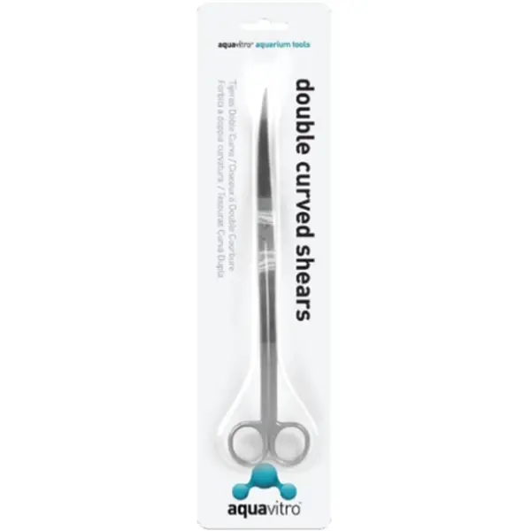aquavitro double curved shears 25cm aquascaping scissors