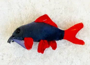 GreenPleco Shark Rainbow Plush – soft, colorful rainbow shark fish plush toy for aquarium enthusiasts