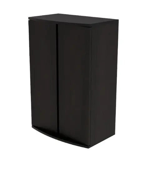 Tideline 23.4 Bowfront Stand black aquarium stand with black doors for bowfront fish tanks