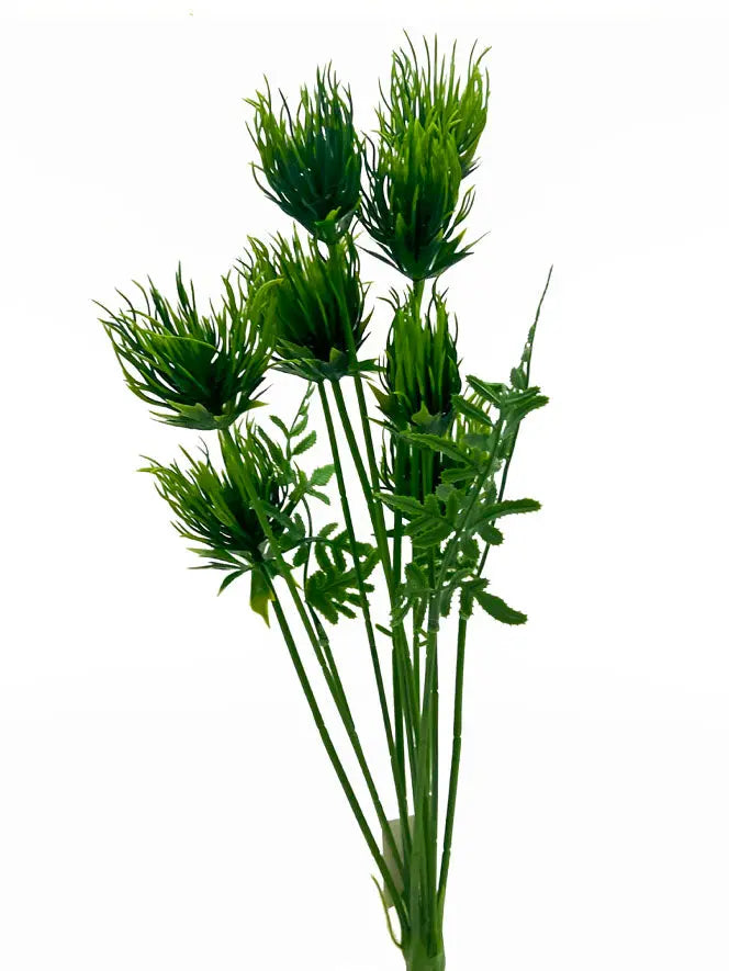 20-inch Tilandsia artificial aquarium plant – tall spiky-leaf décor safe for freshwater aquariums.