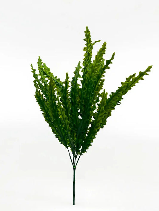 16-inch Kelp Blade artificial aquarium plant – tall, lifelike kelp-style decor that sways naturally in water, safe for freshwater aquariums.