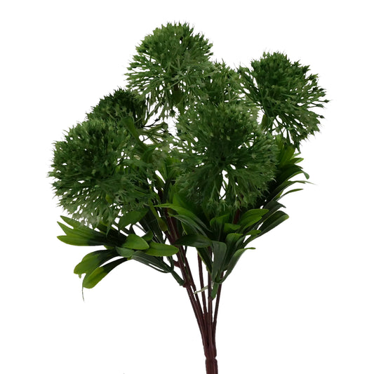 12-inch Bluebell Allium artificial aquarium plant – colorful fish-safe decor providing natural cover and texture in freshwater tanks.
