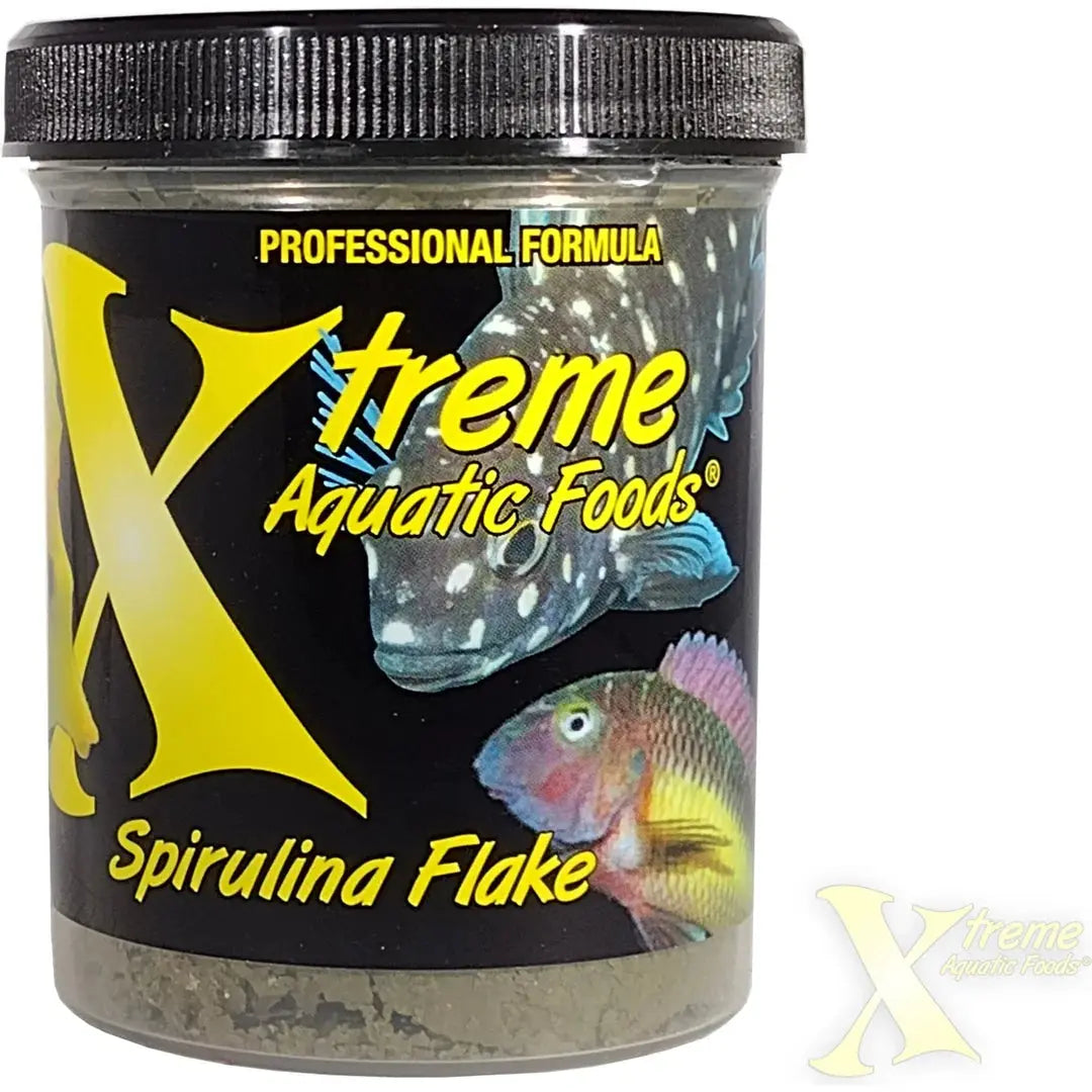 Xtreme Spirulina Flake 1 oz container for aquarium fish