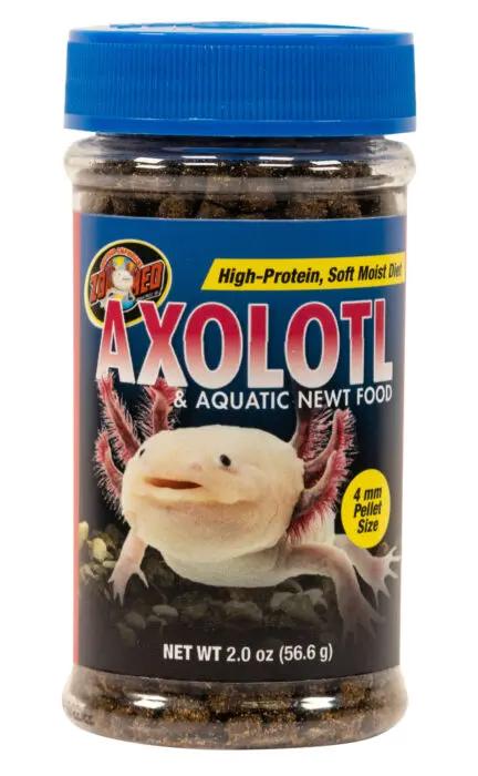 Zoo Med Axolotl & Aquatic Newt Food β 2 oz sinking pellets for axolotls, salamanders, and newts, made in the USA