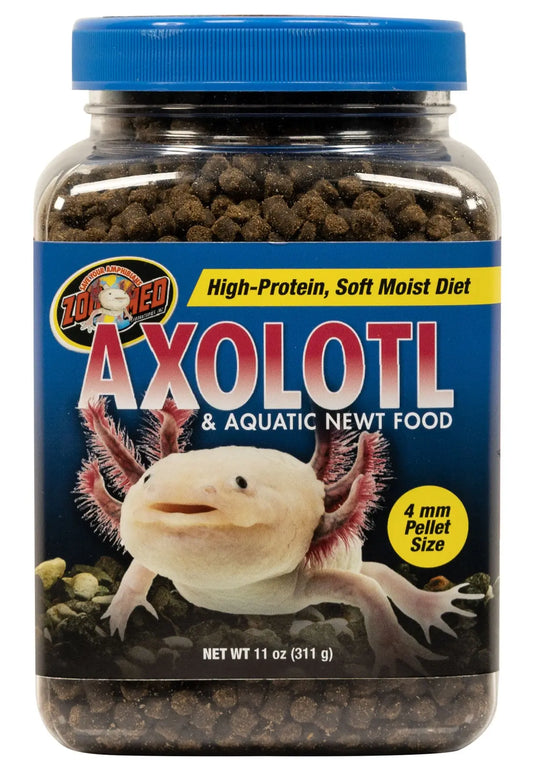 Axolotl & Aquatic Newt Food USA 11 oz β high-protein sinking pellets for amphibians