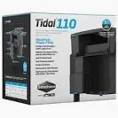 Seachem Tidal 110 Hang-On-Back filter – aquarium power filter for tanks up to 110 gallons, with surface skimmer and customizable media basket.