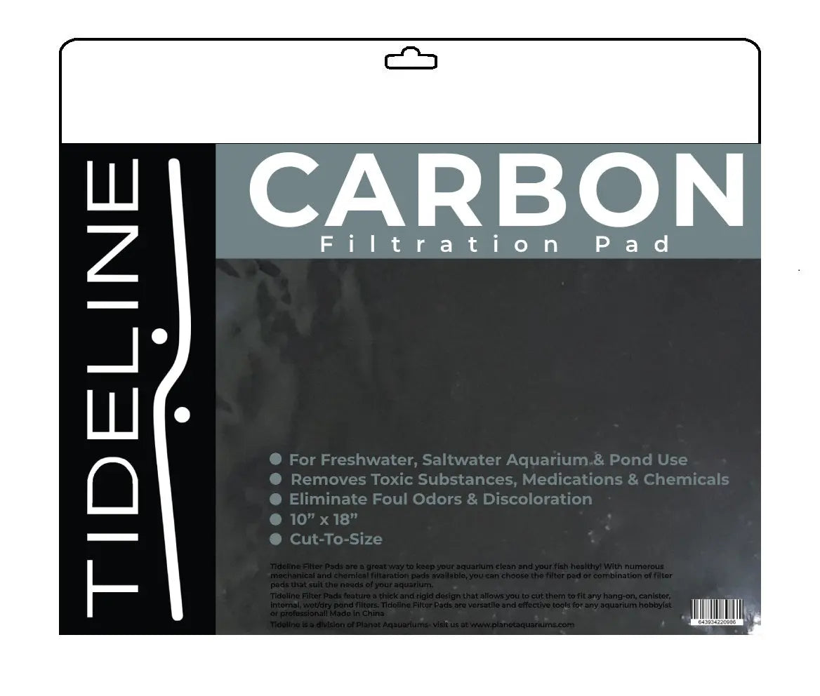 Carbon filter media pad 10x18 aquarium