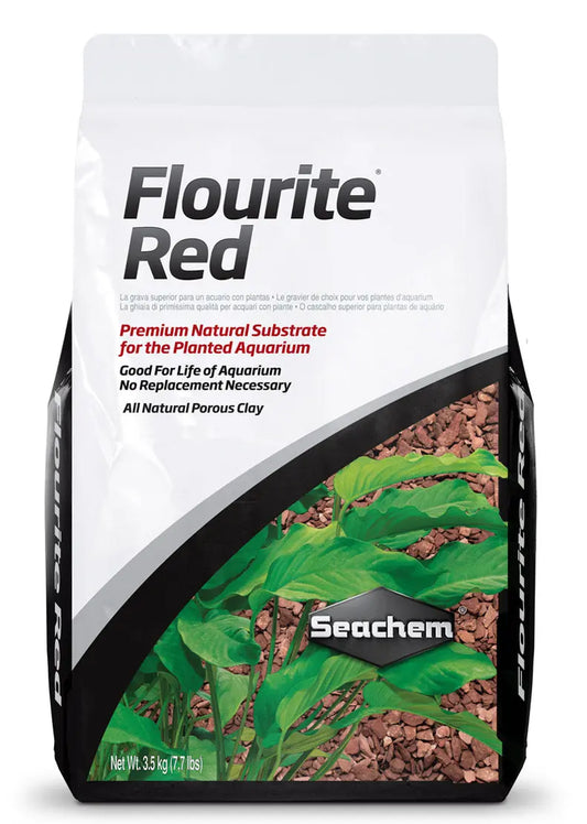 Seachem Flourite Red – 15.4 lb bag of mineral-rich clay gravel substrate for planted freshwater aquariums