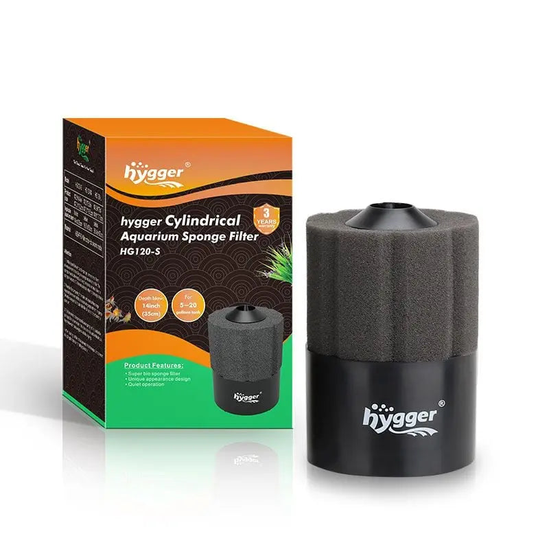 Hygger Aquarium Bio Sponge Filter HG120M Tropical Treasures Wyo LLC