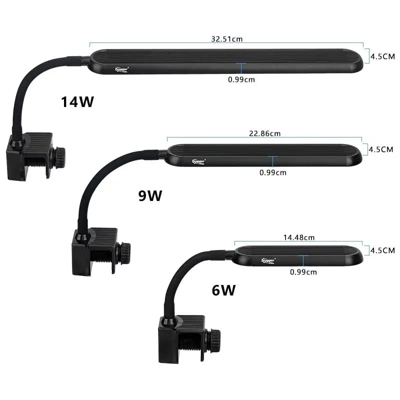 Hygger HG033 6W LED Aquarium Light compact full spectrum LED fixture for nano freshwater or planted aquariums