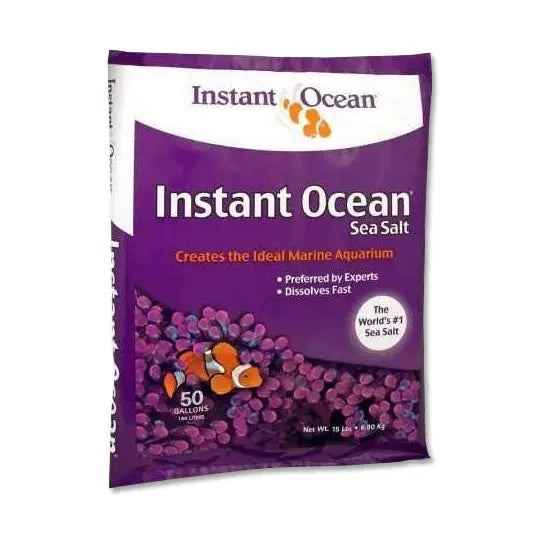 Instant Ocean Sea Salt 50g bag marine aquarium salt mix for small saltwater batches and water changes.