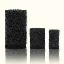 “Aquarium Co-Op Large Pre Filter Sponge – coarse black sponge sleeve designed to fit over aquarium filter intakes, protecting fish and improving filtration.”