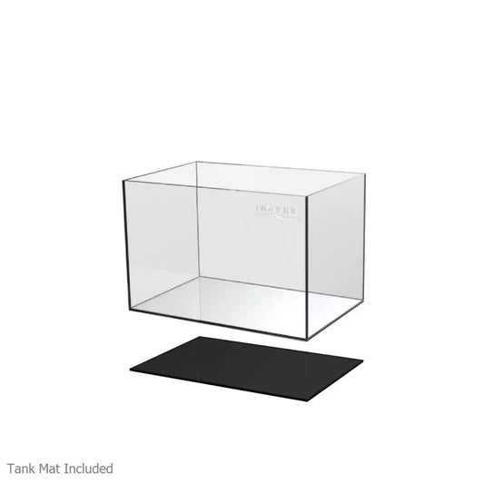 Tideline Ultra-Clear Nano Aquarium 3.5 gallons (11.8 x 7.9 x 8.7 inches) with leveling mat – premium low-iron glass nano tank for bettas, shrimp, and planted aquascapes.