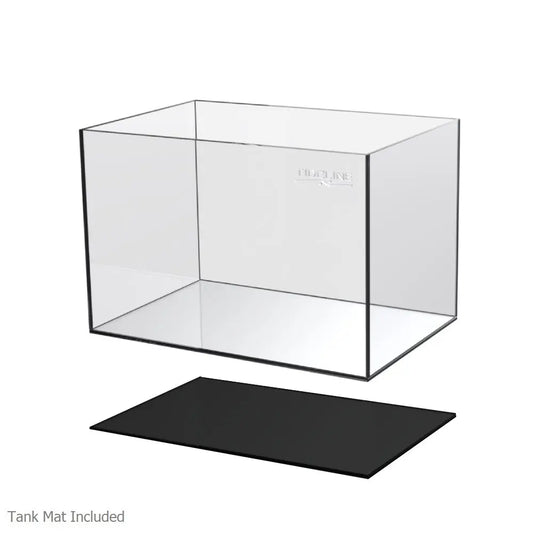 Tideline Ultra-Clear Nano Aquarium 8.1 gallons (15.8 x 10.7 x 11 inches) with leveling mat – premium low-iron glass fish tank for aquascaping, shrimp, bettas, and nano fish.