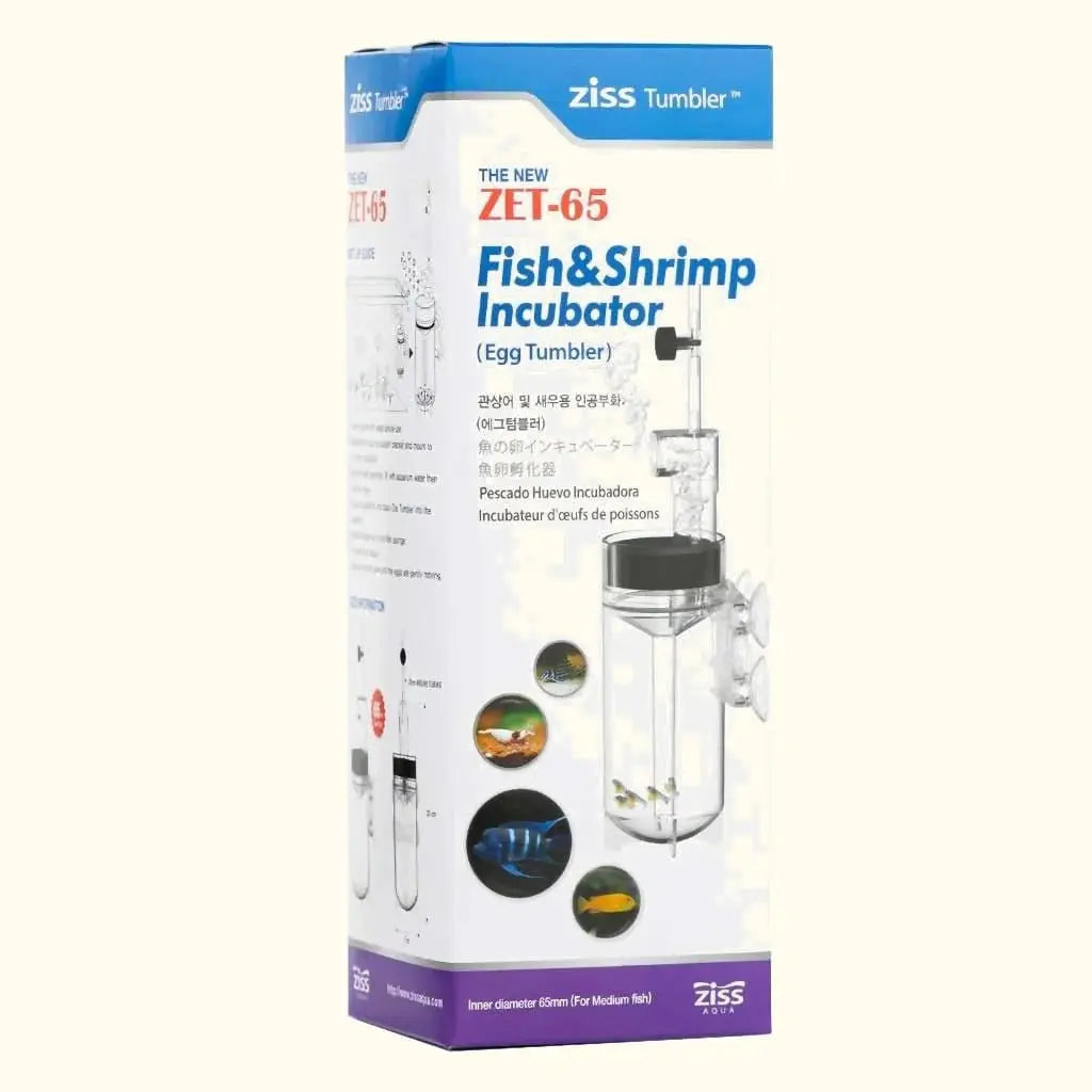 Ziss adjustable aquarium egg tumbler for hatching cichlid, pleco, and Corydoras eggs