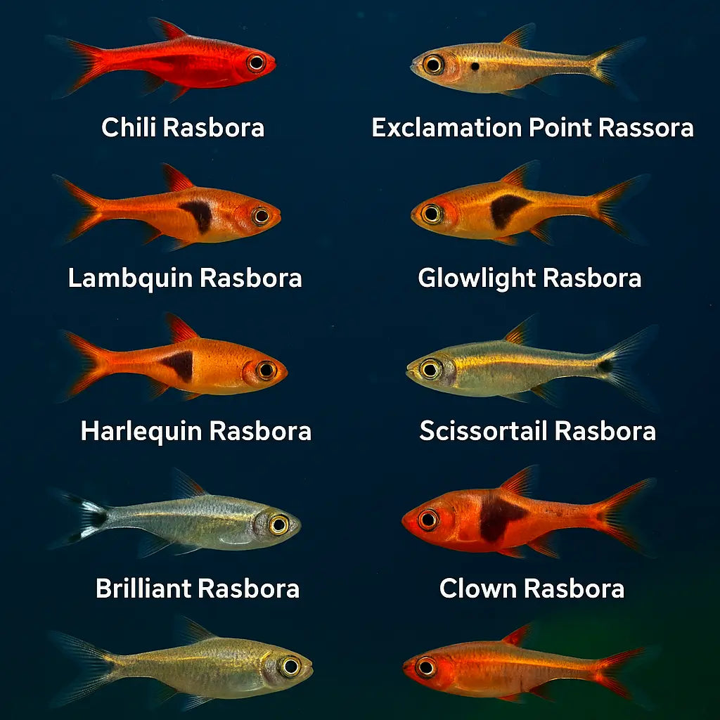 types of rasboras