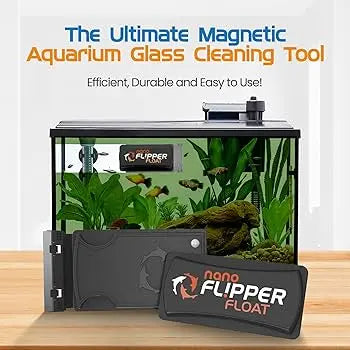 Flipper Aquarium Tools Collection – magnetic scrapers, replacement blades, and algae cleaning tools for glass and acrylic aquariums.