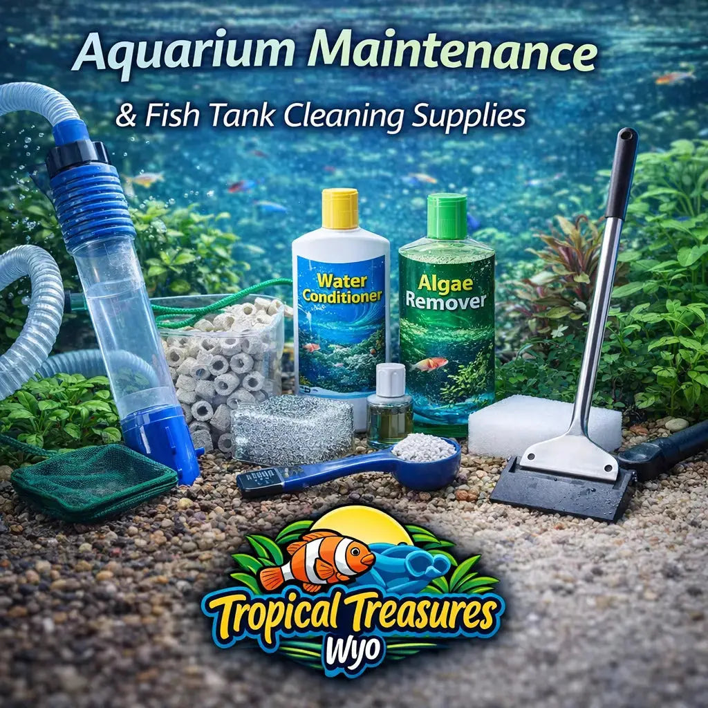 aquarium maintenance fish tank cleaning supplies gravel vacuum algae scraper freshwater aquarium care