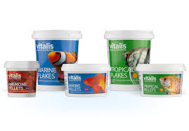 Vitalis Aquatic Nutrition Collection – premium soft pellets for tropical fish, plecos, cichlids, and catfish.