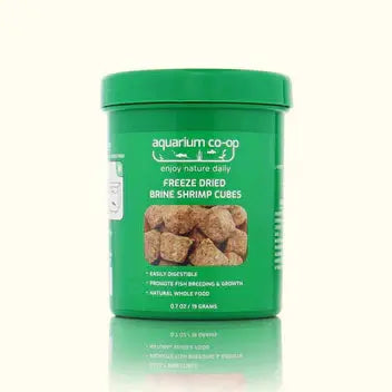 Aquarium Co-Op Freeze Dried Brine Shrimp Cubes – cube-style freeze-dried brine shrimp fish food