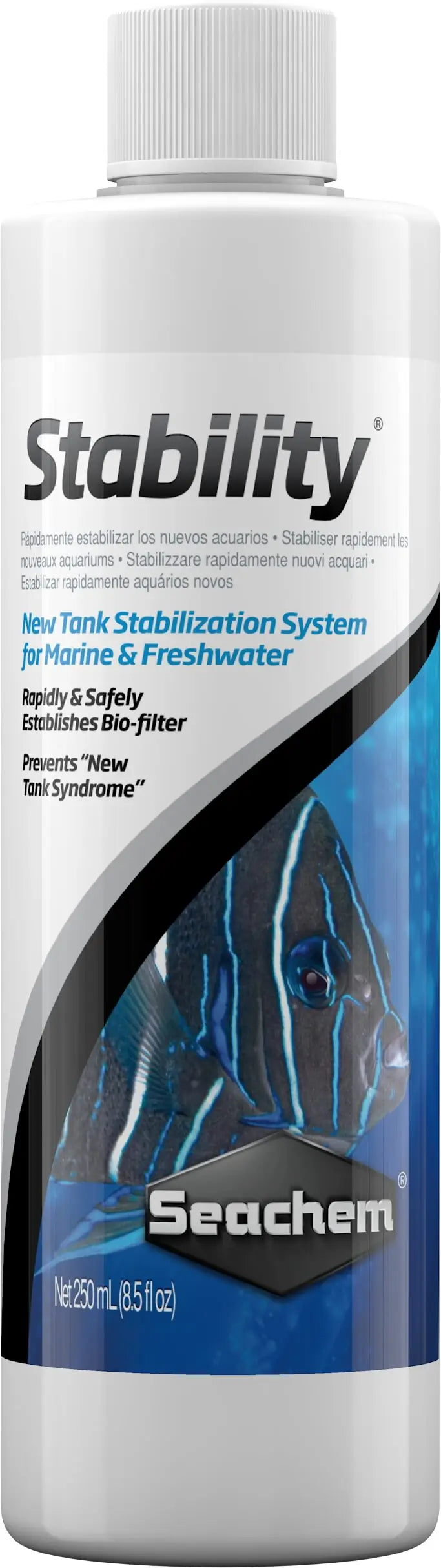 Seachem Stability 250 mL beneficial bacteria supplement for freshwater and saltwater aquariums