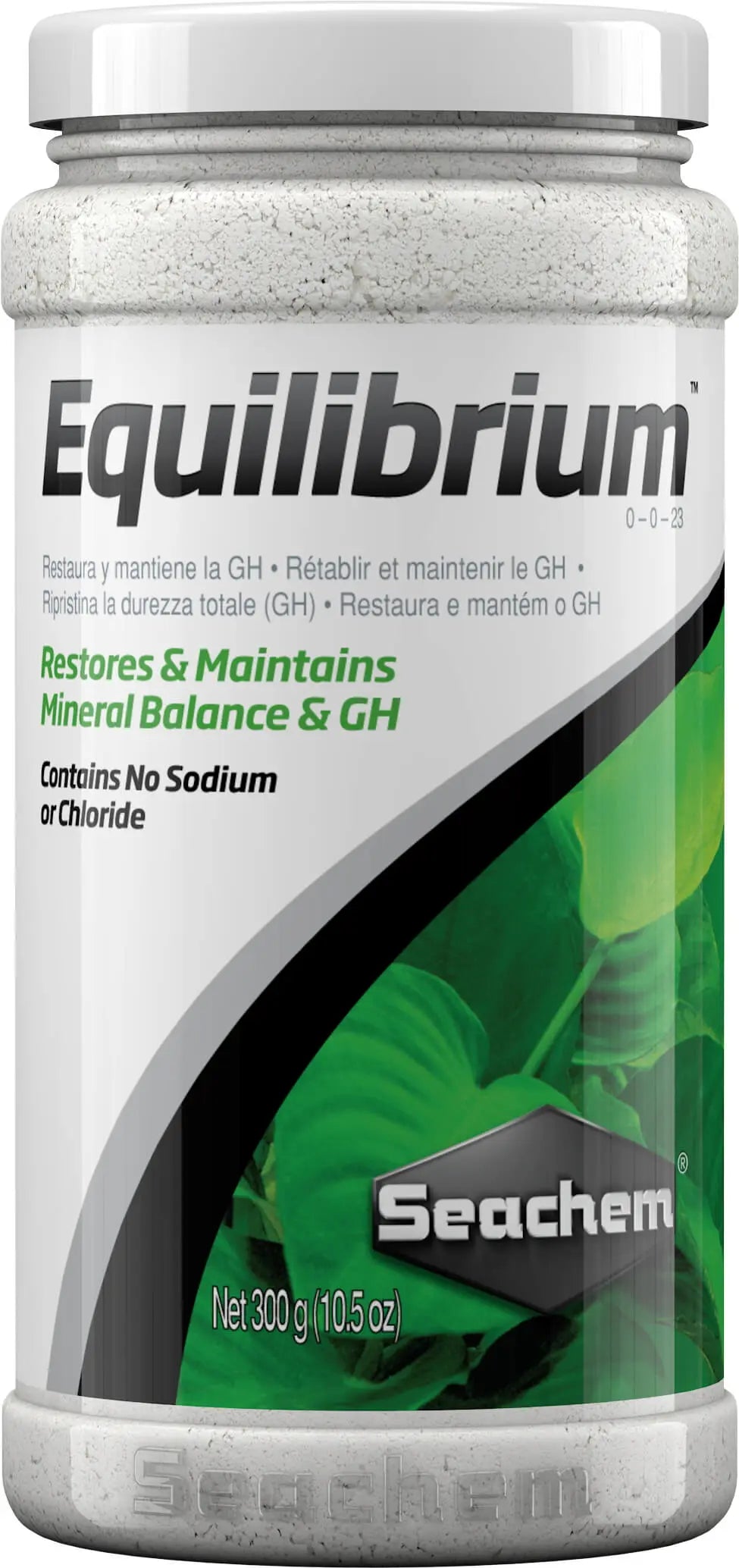 Seachem Equilibrium 300 g – aquarium plant mineral supplement to restore GH in freshwater aquariums