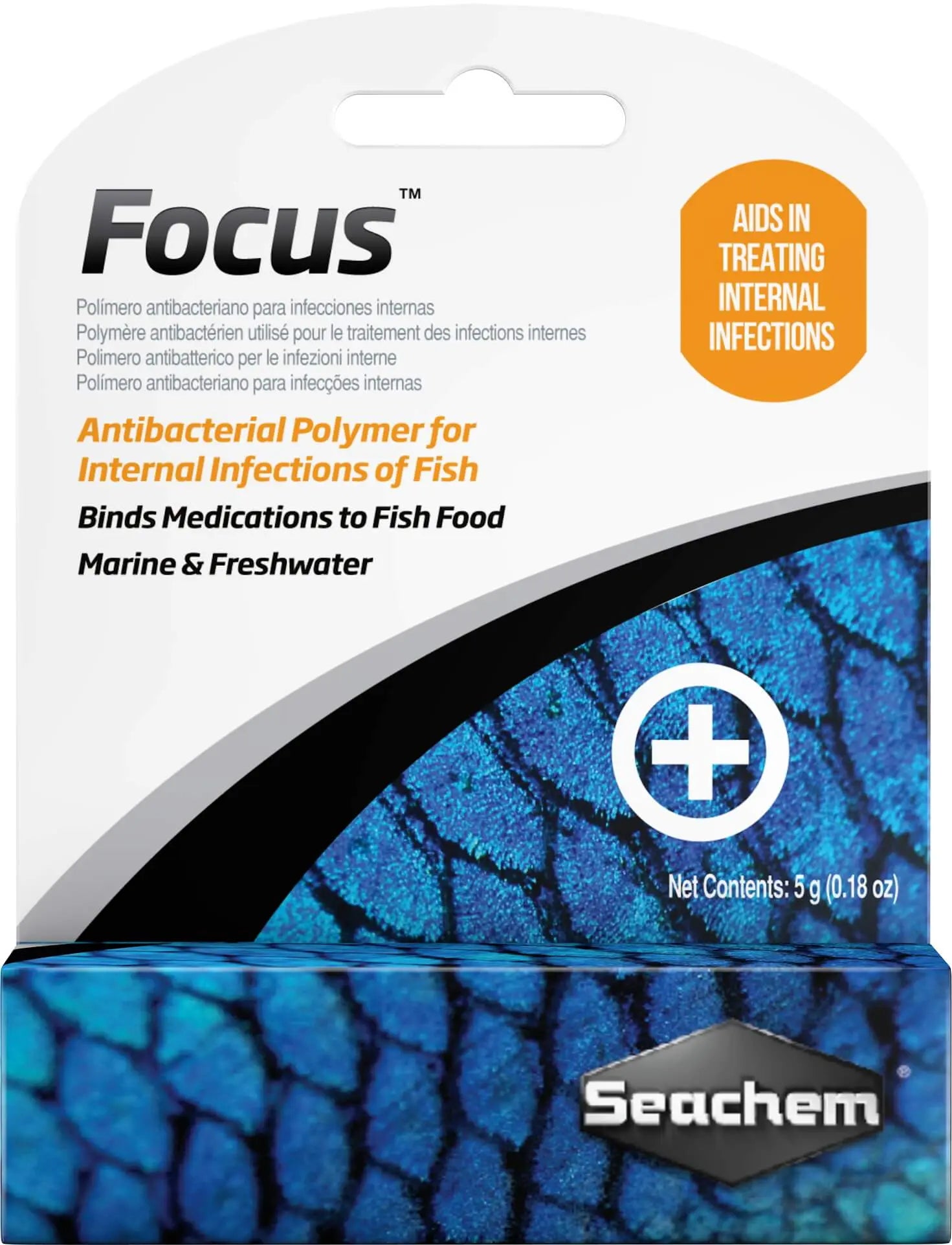 Seachem Focus 5g medication binder