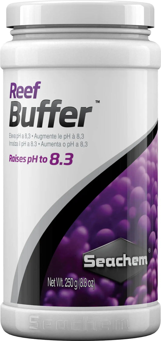Seachem Reef Buffer 250 g container dry marine pH buffer for saltwater and reef aquariums