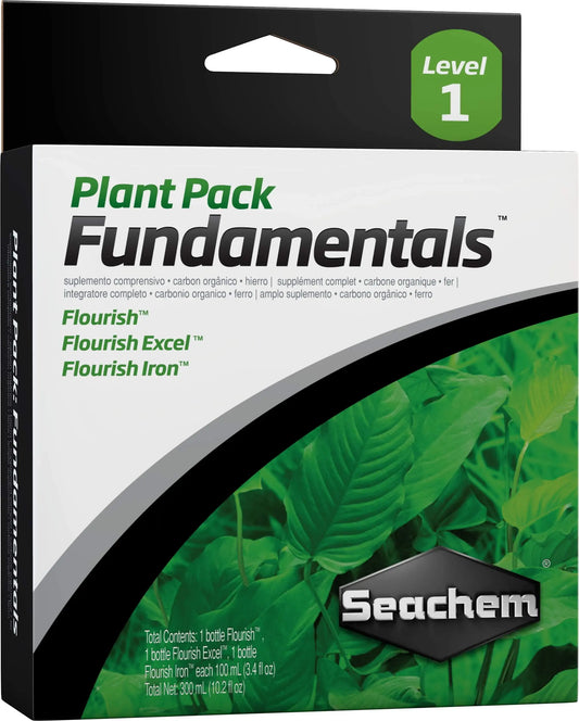 Seachem Plant Pack Fundamentals 3x100 mL planted aquarium kit