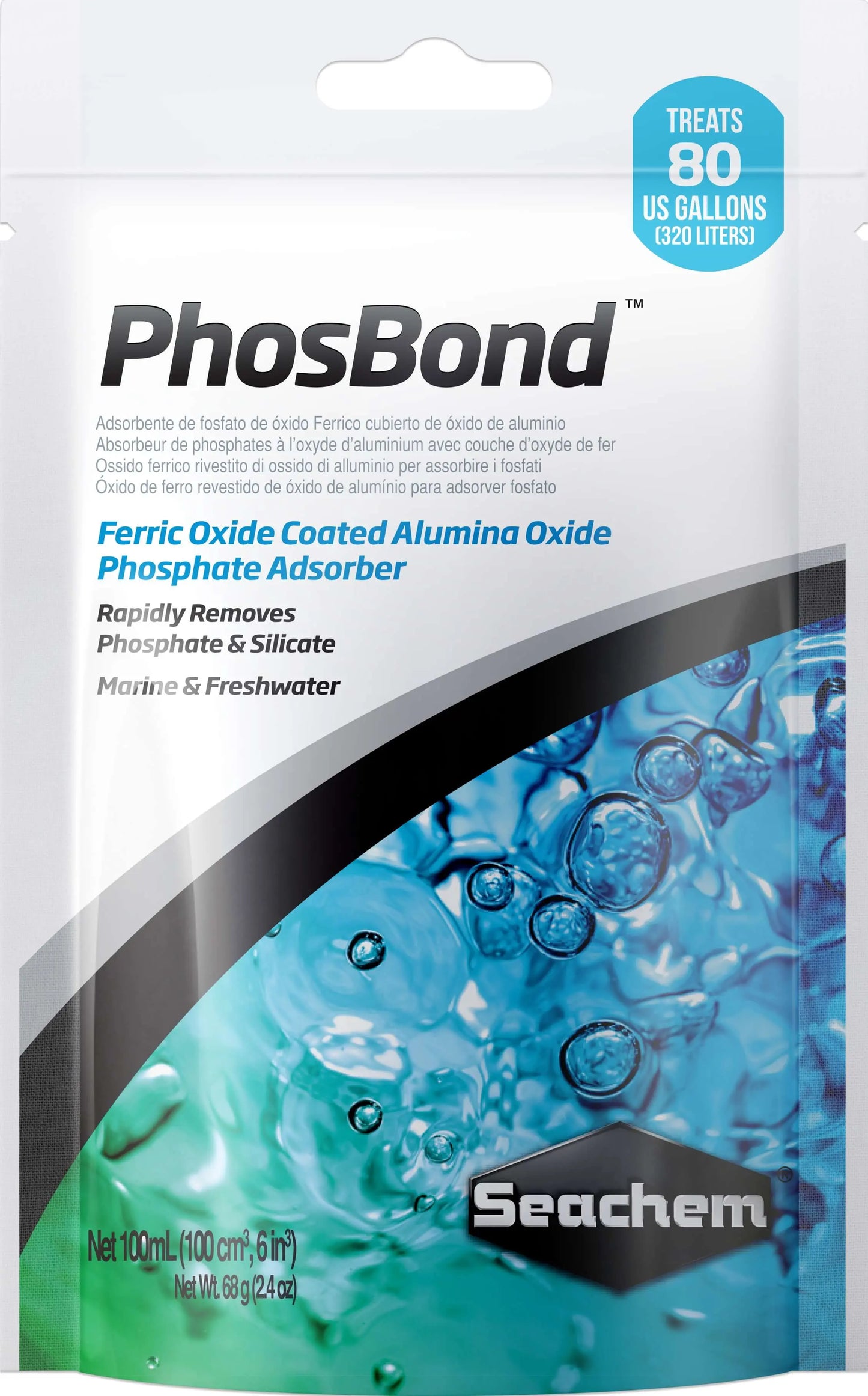 Seachem PhosBond bagged 100ml phosphate remover