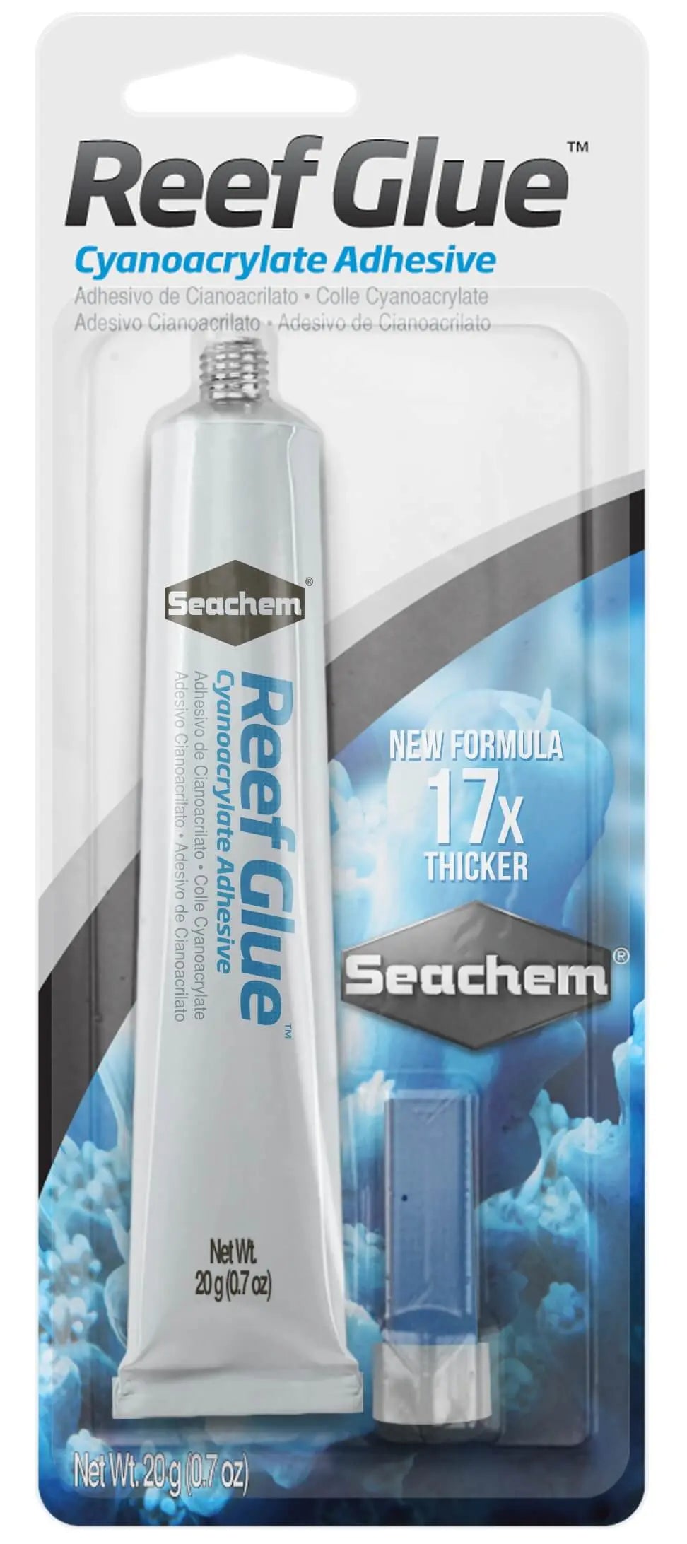 Seachem Reef Glue 20 g cyanoacrylate gel aquarium adhesive