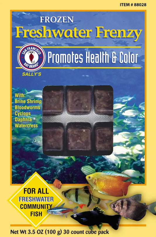 San Francisco Bay Freshwater Frenzy 3.5 oz frozen fish food