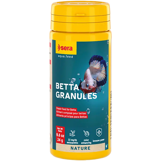 Sera Betta Granules 50 ml floating betta fish food for Betta splendens